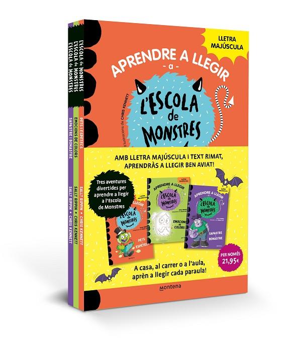 APRENDRE A LLEGIR A L'ESCOLA DE MONSTRES - PACK AMB ELS LLIBRES 7, 8 I 9 | 9788410298699 | RIPPIN, SALLY | Galatea Llibres | Librería online de Reus, Tarragona | Comprar libros en catalán y castellano online