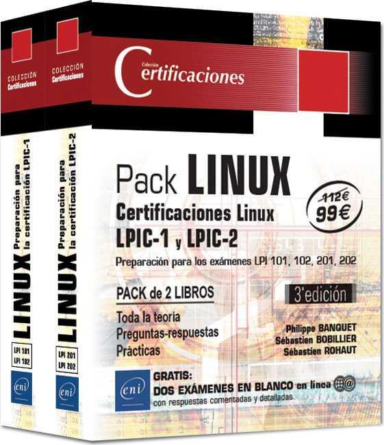 CERTIFICACIONES LINUX PACK 2 VOLS. | 9782409012501 | VV.AA. | Galatea Llibres | Llibreria online de Reus, Tarragona | Comprar llibres en català i castellà online