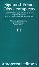 SIGMUND FREUD OBRAS COMPLETAS VOL.III | 9789505185795 | STRACHEY, JAMES | Galatea Llibres | Llibreria online de Reus, Tarragona | Comprar llibres en català i castellà online