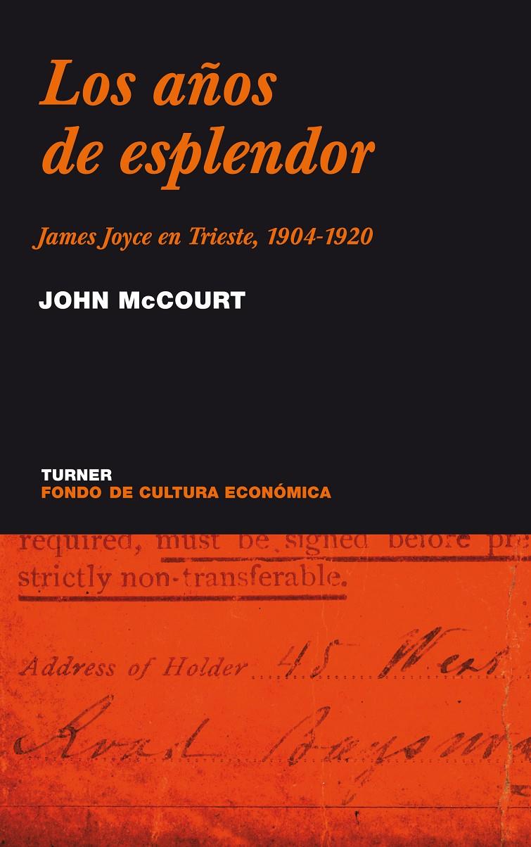 AÑOS DE ESPLENDOR. JOYCE EN TRIESTE, 1904-1920, LOS | 9788475065410 | MCCOURT, JOHN | Galatea Llibres | Llibreria online de Reus, Tarragona | Comprar llibres en català i castellà online