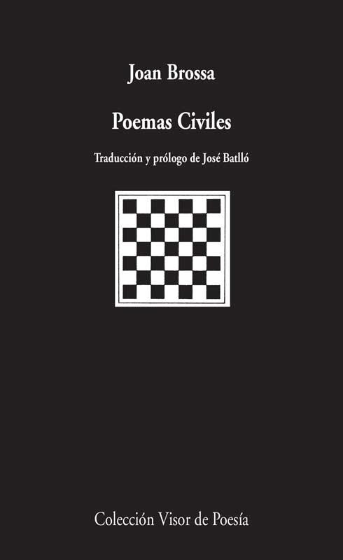 POEMAS CIVILES | 9788475222486 | BROSSA, JOAN | Galatea Llibres | Llibreria online de Reus, Tarragona | Comprar llibres en català i castellà online