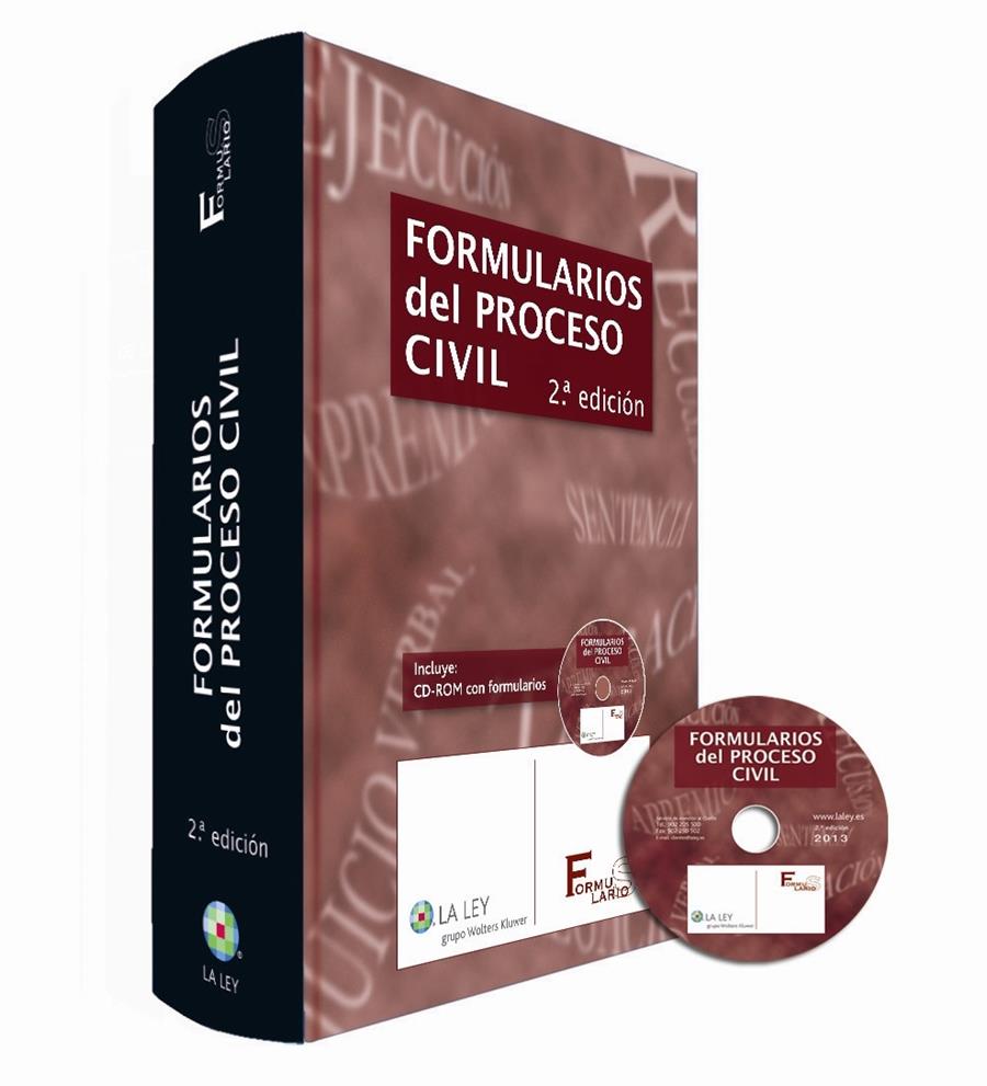 FORMULARIOS DEL PROCESO CIVIL | 9788490201480 | ACHAERANDIO GUIJARRO, FRANCISCO JAVIER/Y OTROS | Galatea Llibres | Llibreria online de Reus, Tarragona | Comprar llibres en català i castellà online