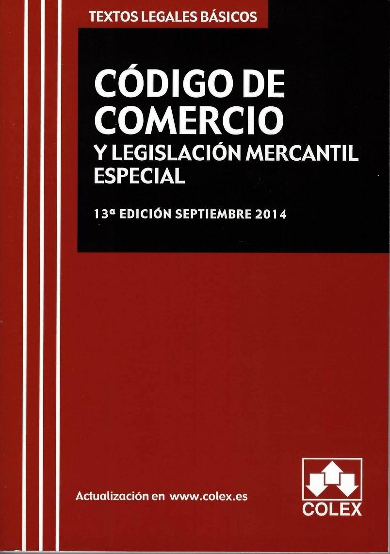 CODIGO DE COMERCIO Y LEGISLACION MERCANTIL ESPECIAL | 9788483424629 | Galatea Llibres | Llibreria online de Reus, Tarragona | Comprar llibres en català i castellà online