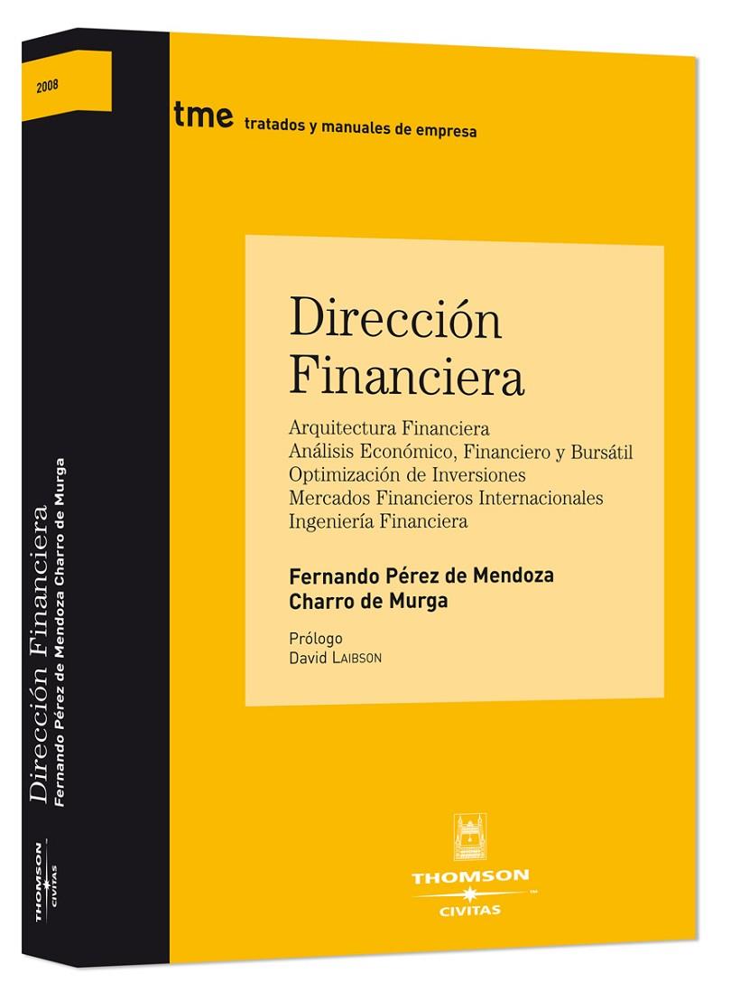 DIRECCION FIANCIERA 1ª ED | 9788447030675 | PEREZ DE MENDOZA, FERNANDO | Galatea Llibres | Llibreria online de Reus, Tarragona | Comprar llibres en català i castellà online