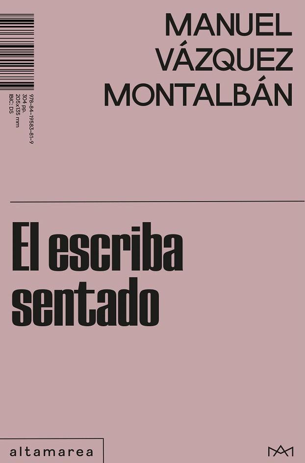 EL ESCRIBA SENTADO | 9788419583819 | VÁZQUEZ MONTALBÁN, MANUEL | Galatea Llibres | Librería online de Reus, Tarragona | Comprar libros en catalán y castellano online