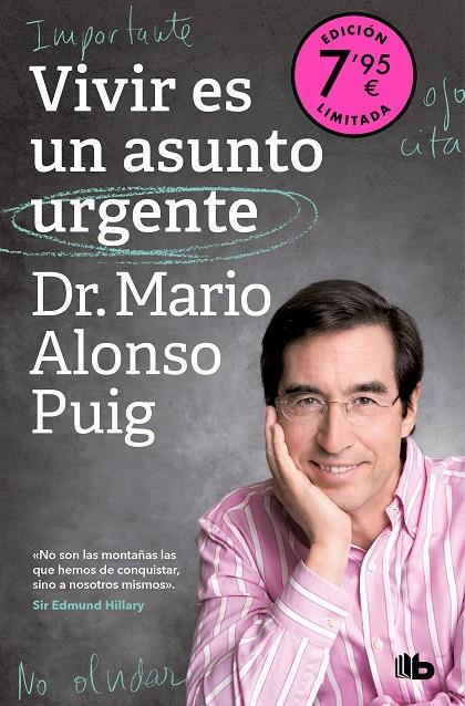 VIVIR ES UN ASUNTO URGENTE | 9788413149189 | ALONSO PUIG, DR. MARIO | Galatea Llibres | Llibreria online de Reus, Tarragona | Comprar llibres en català i castellà online