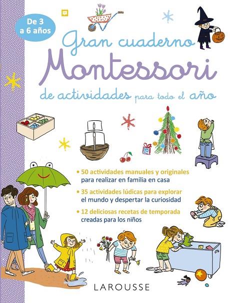 GRAN CUADERNO MONTESSORI DE ACTIVIDADES PARA TODO EL AÑO | 9788419739988 | Galatea Llibres | Llibreria online de Reus, Tarragona | Comprar llibres en català i castellà online