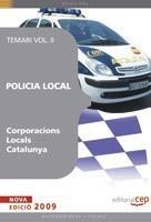 POLICIA LOCAL. TEMARI VOL. II. | 9788499247618 | Galatea Llibres | Llibreria online de Reus, Tarragona | Comprar llibres en català i castellà online