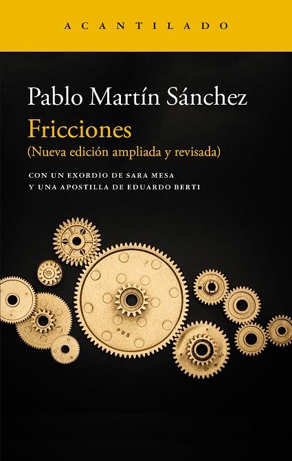 FRICCIONES | 9788419958242 | MARTÍN SÁNCHEZ, PABLO | Galatea Llibres | Llibreria online de Reus, Tarragona | Comprar llibres en català i castellà online