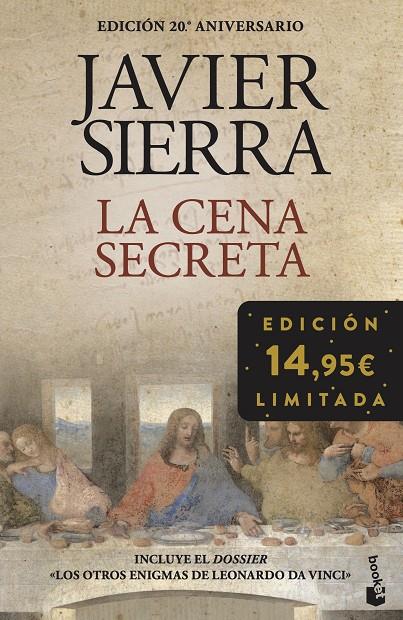 LA CENA SECRETA | 9788408289005 | SIERRA, JAVIER | Galatea Llibres | Librería online de Reus, Tarragona | Comprar libros en catalán y castellano online