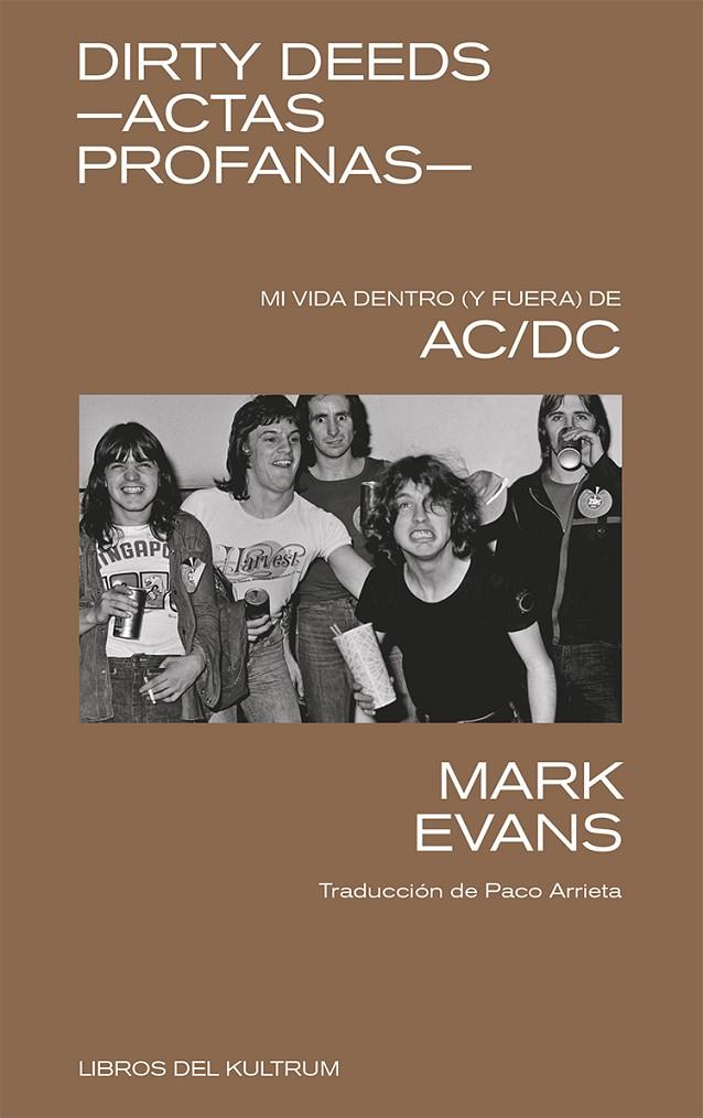 DIRTY DEEDS - ACTAS PROFANAS | 9788418404504 | EVANS, MARK | Galatea Llibres | Llibreria online de Reus, Tarragona | Comprar llibres en català i castellà online