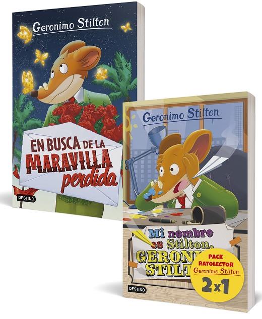 GERONIMO STILTON. PACK RATOLECTOR VOL. 1 Y 2 | 9788408214922 | Galatea Llibres | Llibreria online de Reus, Tarragona | Comprar llibres en català i castellà online