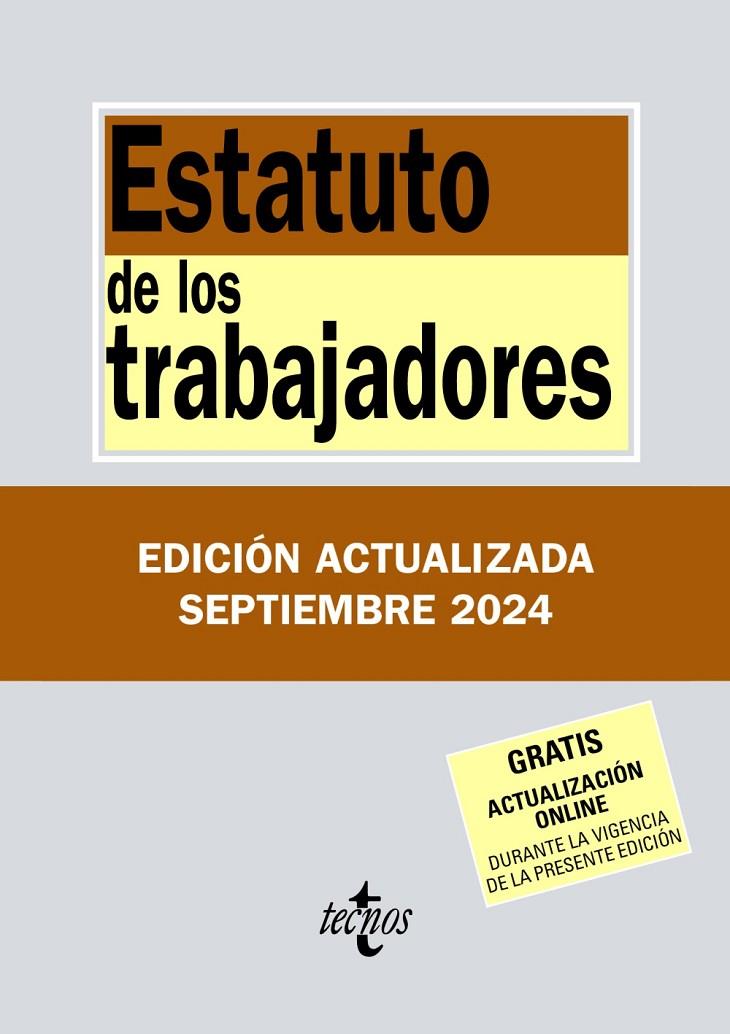 ESTATUTO DE LOS TRABAJADORES 2024 | 9788430990924 | Galatea Llibres | Llibreria online de Reus, Tarragona | Comprar llibres en català i castellà online