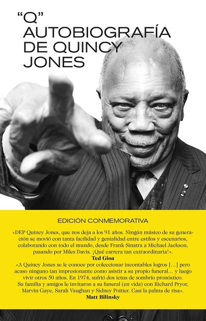 Q: AUTOBIOGRAFÍA DE QUINCY JONES. EDICIÓN CONMEMORATIVA | 9788418404627 | JONES, QUINCY | Galatea Llibres | Librería online de Reus, Tarragona | Comprar libros en catalán y castellano online