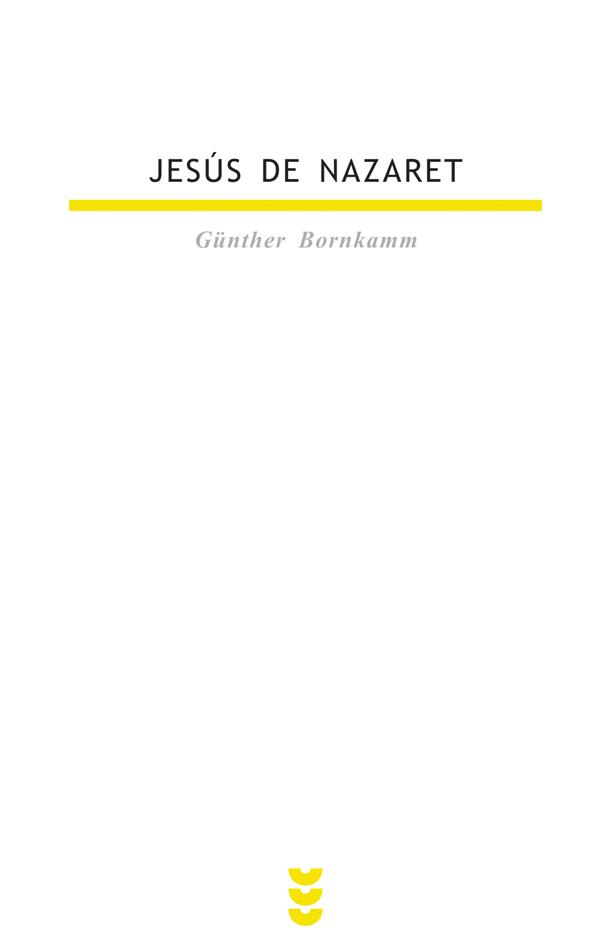 JESUS DE NAZARET | 9788430106530 | BORNKAMM, GÜNTHER | Galatea Llibres | Llibreria online de Reus, Tarragona | Comprar llibres en català i castellà online