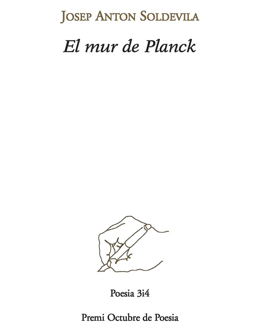 EL MUR DE PLANCK | 9788475029214 | SOLDEVILA, JOSEP ANTON | Galatea Llibres | Llibreria online de Reus, Tarragona | Comprar llibres en català i castellà online