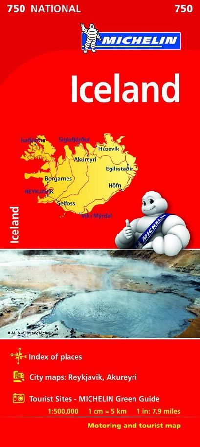 MAPA ISLANDIA 1:500.000 | 9782067211872 | Galatea Llibres | Llibreria online de Reus, Tarragona | Comprar llibres en català i castellà online