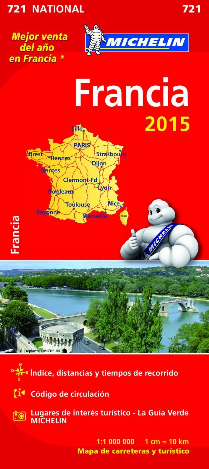 MAPA FRANCIA 2015 (NATIONAL Nº721) | 9782067199972 | Galatea Llibres | Llibreria online de Reus, Tarragona | Comprar llibres en català i castellà online