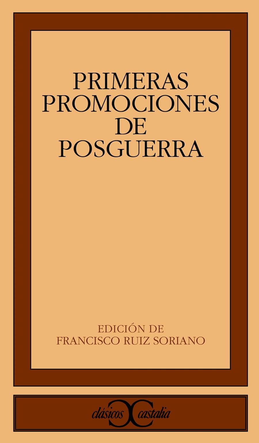 PRIMERAS PROMOCIONES DE LA POSGUERRA,ANTOLOGIA POETICA | 9788470397691 | FIGUEROA, ÁNGELA/CONDE, CARMEN/VARIOS AUTORES | Galatea Llibres | Librería online de Reus, Tarragona | Comprar libros en catalán y castellano online