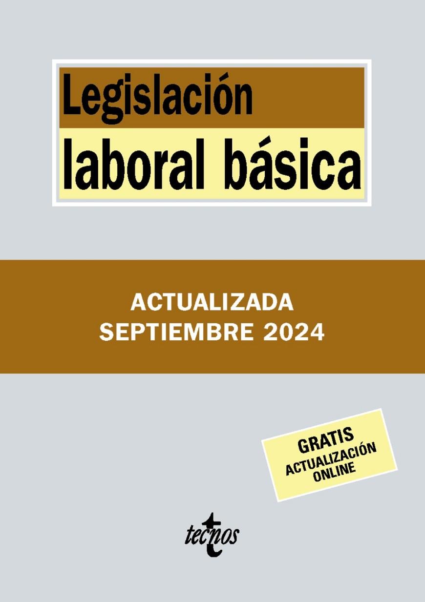 LEGISLACIÓN LABORAL BÁSICA 2024 | 9788430991020 | Galatea Llibres | Llibreria online de Reus, Tarragona | Comprar llibres en català i castellà online