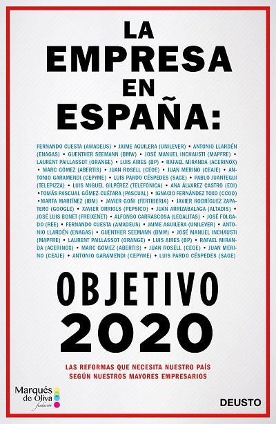 LA EMPRESA EN ESPAÑA: OBJETIVO 2020 | 9788423426508 | AAVV | Galatea Llibres | Llibreria online de Reus, Tarragona | Comprar llibres en català i castellà online