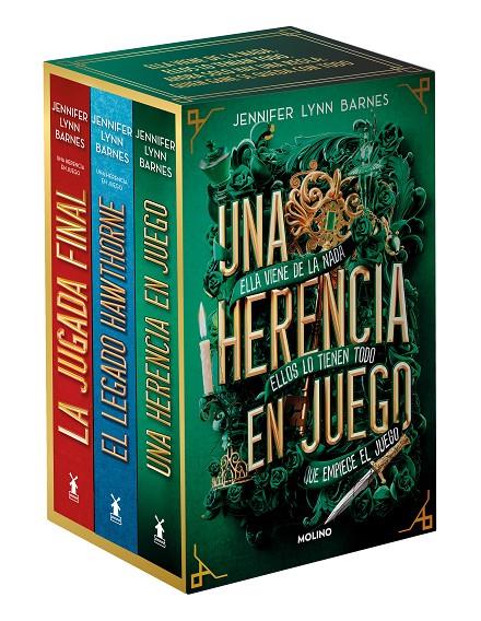 UNA HERENCIA EN JUEGO ESTUCHE | 9788427246058 | BARNES, JENNIFER LYNN | Galatea Llibres | Llibreria online de Reus, Tarragona | Comprar llibres en català i castellà online