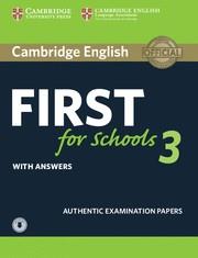 CAMBRIDGE ENGLISH FIRST FOR SCHOOLS 3. STUDENT'S BOOK WITH ANSWERS WITH AUDIO. | 9781108380850 | ANÓNIMO | Galatea Llibres | Llibreria online de Reus, Tarragona | Comprar llibres en català i castellà online