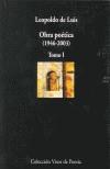 OBRA POETICA 1946 2003 TOMO I | 9788475225180 | LUIS, LEOPOLDO DE | Galatea Llibres | Llibreria online de Reus, Tarragona | Comprar llibres en català i castellà online