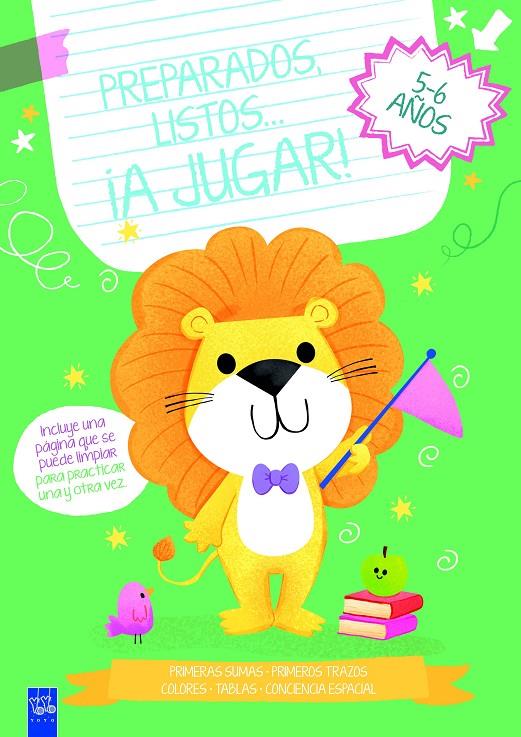 PREPARADOS, LISTOS... ¡A JUGAR! 5-6 AÑOS VERDE | 9788408283942 | YOYO | Galatea Llibres | Librería online de Reus, Tarragona | Comprar libros en catalán y castellano online