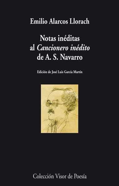 NOTAS  INEDITAS AL CANCIONERO INEDITO | 9788498958089 | ALARCOS, EMILIO | Galatea Llibres | Llibreria online de Reus, Tarragona | Comprar llibres en català i castellà online