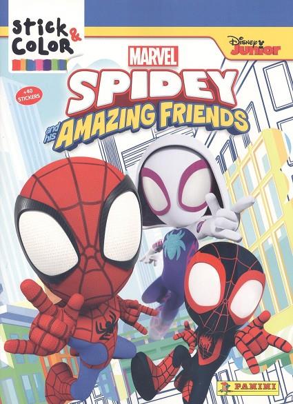 STICK COLOR SPIDERMAN AND FRIENDS | 9788427872998 | Galatea Llibres | Llibreria online de Reus, Tarragona | Comprar llibres en català i castellà online