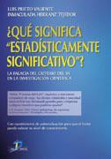 QUE SIGNIFICA ESTADISTICAMENTE SIGNIFICATIVO? | 9788479786663 | PRIETO, LUIS Y HERRANZ, INMACULADA | Galatea Llibres | Llibreria online de Reus, Tarragona | Comprar llibres en català i castellà online