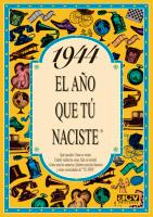 1944 EL AÑO QUE TU NACISTE | 9788488907813 | COLLADO BASCOMPTE, ROSA | Galatea Llibres | Llibreria online de Reus, Tarragona | Comprar llibres en català i castellà online