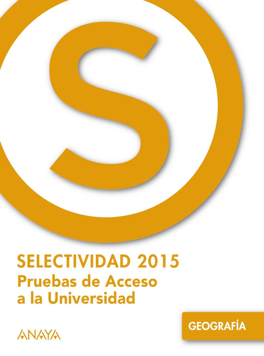 GEOGRAFÍA. SELECTIVIDAD 2015 | 9788469813775 | MUÑOZ-DELGADO Y MÉRIDA, Mª CONCEPCIÓN | Galatea Llibres | Llibreria online de Reus, Tarragona | Comprar llibres en català i castellà online