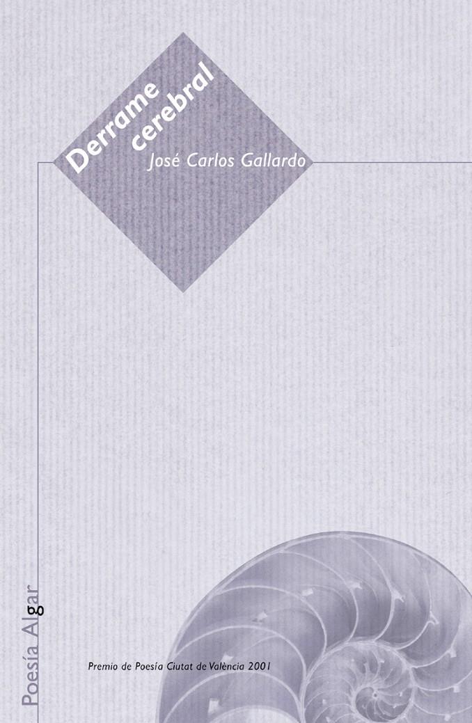 DERRAME CEREBRAL | 9788495722195 | GALLARDO, JOSE CARLOS | Galatea Llibres | Llibreria online de Reus, Tarragona | Comprar llibres en català i castellà online