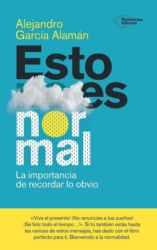 ESTO ES NORMAL | 9788410243996 | GARCÍA ALAMÁN, ALEJANDRO | Galatea Llibres | Librería online de Reus, Tarragona | Comprar libros en catalán y castellano online