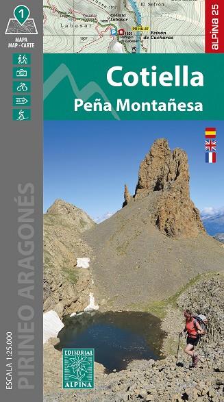 COTIELLA PEÑA MONTAÑESA MAPA | 9788470111112 | Galatea Llibres | Llibreria online de Reus, Tarragona | Comprar llibres en català i castellà online