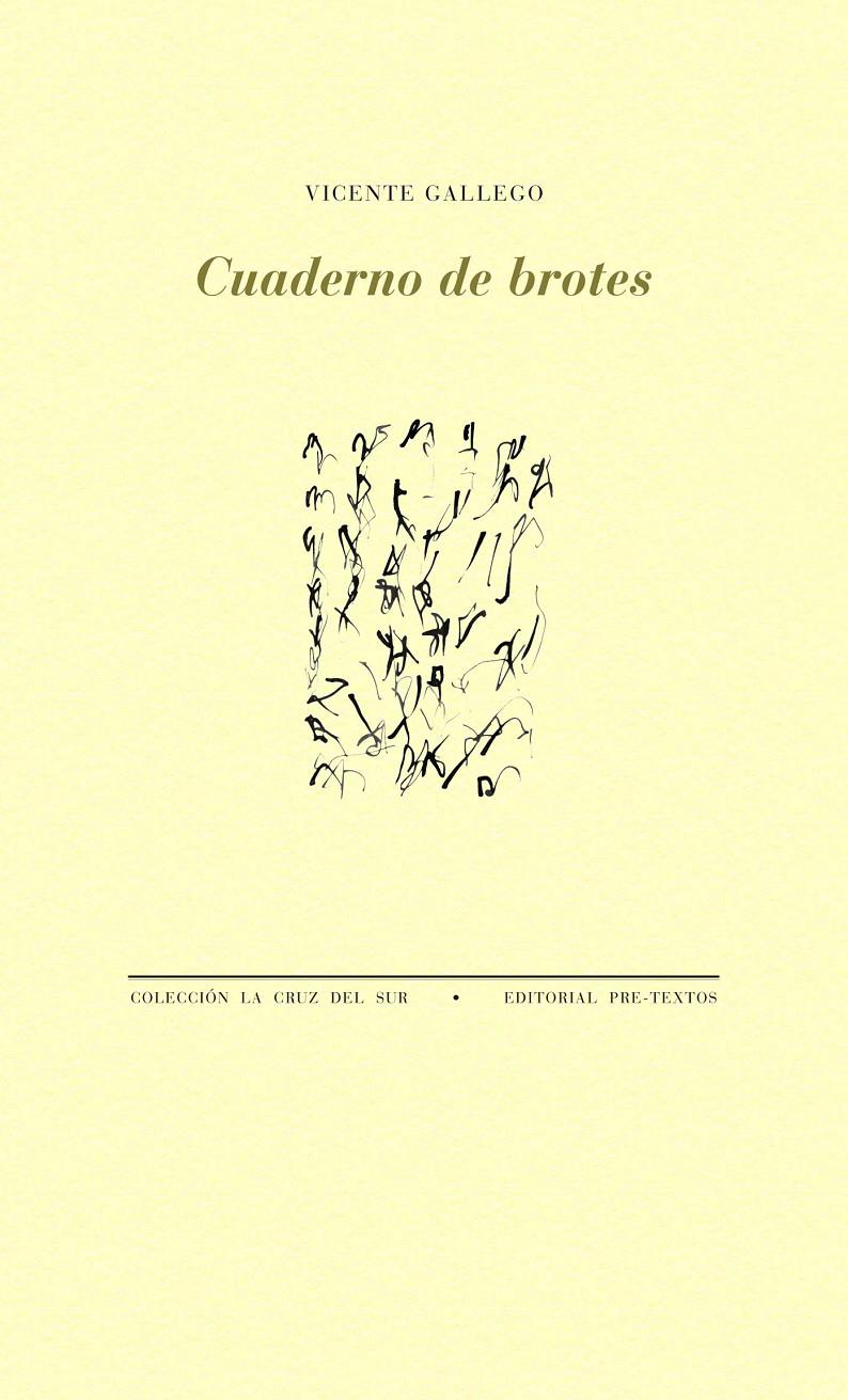 CUADERNO DE BROTES | 9788415894391 | GALLEGO BARREDO, VICENTE | Galatea Llibres | Llibreria online de Reus, Tarragona | Comprar llibres en català i castellà online