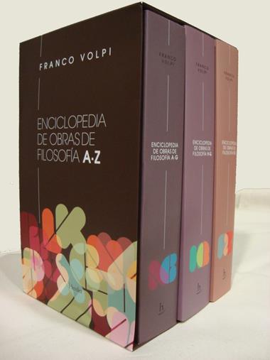 ENCICLOPEDIA DE OBRAS DE FILOSOFÍA ESTUCHE 3 VOLS. | 9788425429248 | VOLPI, FRANCO/GABÁS, RAÚL | Galatea Llibres | Librería online de Reus, Tarragona | Comprar libros en catalán y castellano online