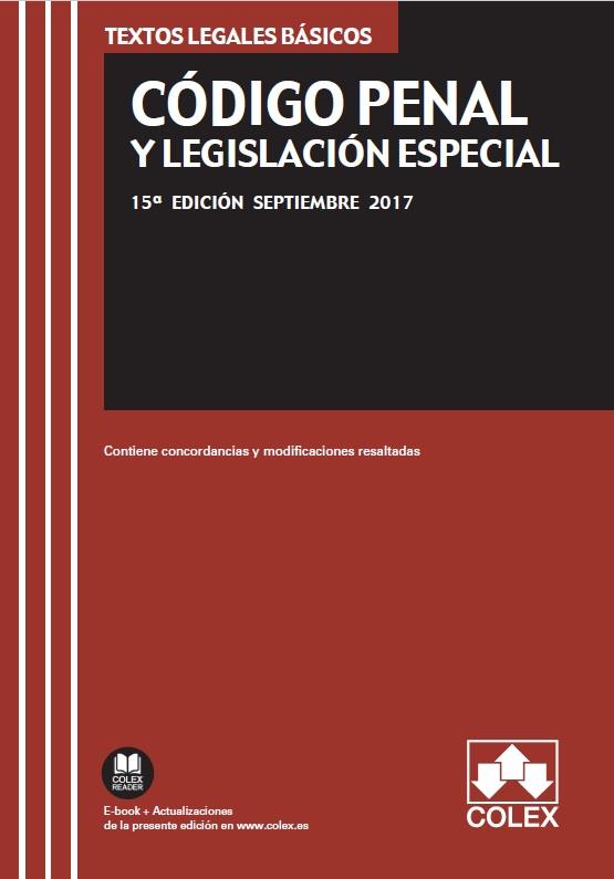 CÓDIGO PENAL Y LEGISLACIÓN ESPECIAL | 9788417135027 | Galatea Llibres | Llibreria online de Reus, Tarragona | Comprar llibres en català i castellà online