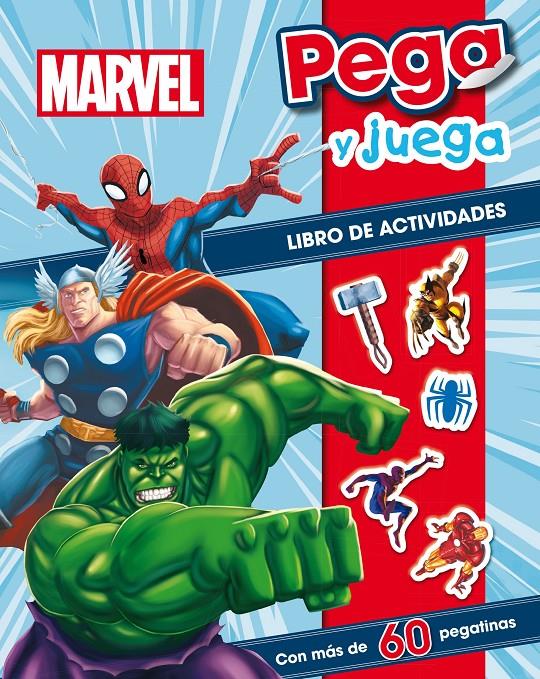 MARVEL. PEGA Y JUEGA | 9788415343776 | Galatea Llibres | Llibreria online de Reus, Tarragona | Comprar llibres en català i castellà online