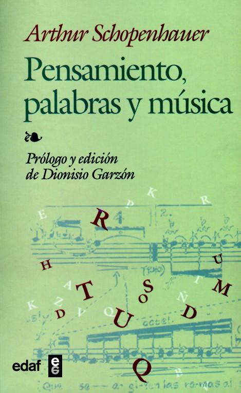 PENSAMIENTO, PALBRAS Y MUSICA | 9788441404205 | SCHOPENHAUER, ARTHUR | Galatea Llibres | Llibreria online de Reus, Tarragona | Comprar llibres en català i castellà online