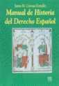 MANUAL DE HISTORIA DEL DERECHO ESPAÑOL | 9788480029445 | SANTOS M. CORONAS GONZÁLEZ | Galatea Llibres | Llibreria online de Reus, Tarragona | Comprar llibres en català i castellà online