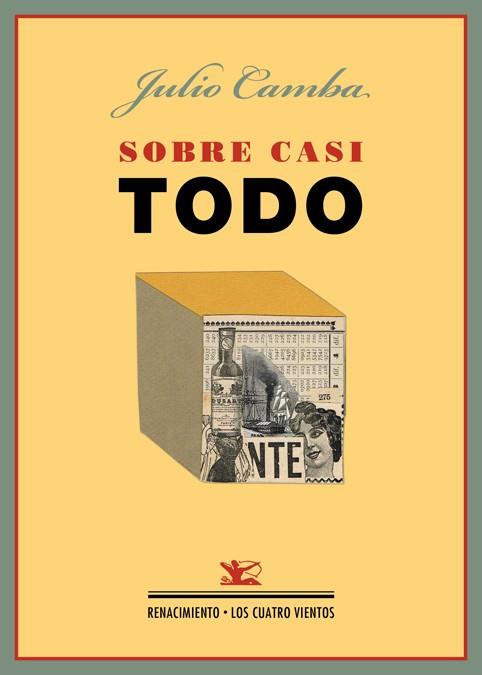 SOBRE CASI TODO | 9788484728092 | CAMBA, JULIO | Galatea Llibres | Librería online de Reus, Tarragona | Comprar libros en catalán y castellano online