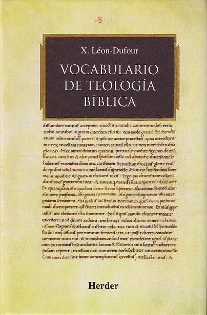 VOCABULARIO DE TEOLOGIA BIBLICA | 9788425426414 | LEON-DUFOUR, X. | Galatea Llibres | Llibreria online de Reus, Tarragona | Comprar llibres en català i castellà online