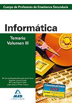 INFORMATICA TEMARIO VOLUMEN III | 9788466580151 | GARZON VILLAR, Mª LUISA/SAMPALO DE LA TORRE, ANGELES/LEIVA CORTES, ESTEBAN/PRIETO TINOCO, JOSé IGNAC | Galatea Llibres | Llibreria online de Reus, Tarragona | Comprar llibres en català i castellà online