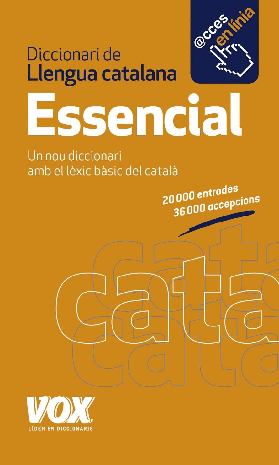 DICCIONARI ESSENCIAL DE LLENGUA CATALANA | 9788499741994 | Galatea Llibres | Llibreria online de Reus, Tarragona | Comprar llibres en català i castellà online