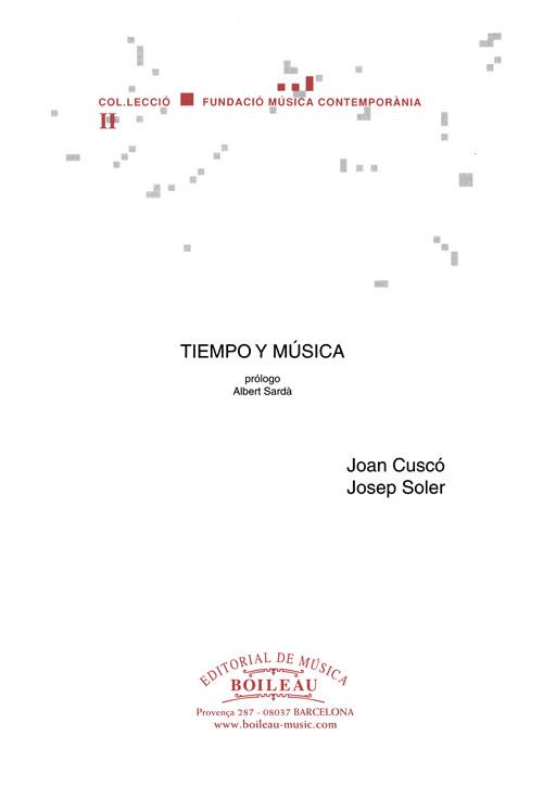 TIEMPO Y MUSICA | 9788480206310 | CUSCO, JOAN | Galatea Llibres | Llibreria online de Reus, Tarragona | Comprar llibres en català i castellà online