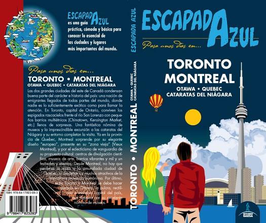 TORONTO Y MONTREAL ESCAPADA AZUL 2019 | 9788417823283 | CABRERA, DANIEL/GARCÍA, JESÚS | Galatea Llibres | Llibreria online de Reus, Tarragona | Comprar llibres en català i castellà online