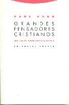 GRANDES PENSADORES CRISTIANOS | 9788481640809 | KUNG, HANS | Galatea Llibres | Librería online de Reus, Tarragona | Comprar libros en catalán y castellano online